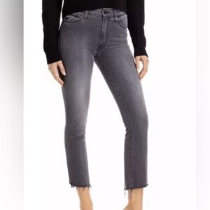 Mother High Waisted Looker Ankle Fray Dancing in the Moonlight Size 28